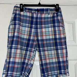 Place Blue and Red Plaid Shorts